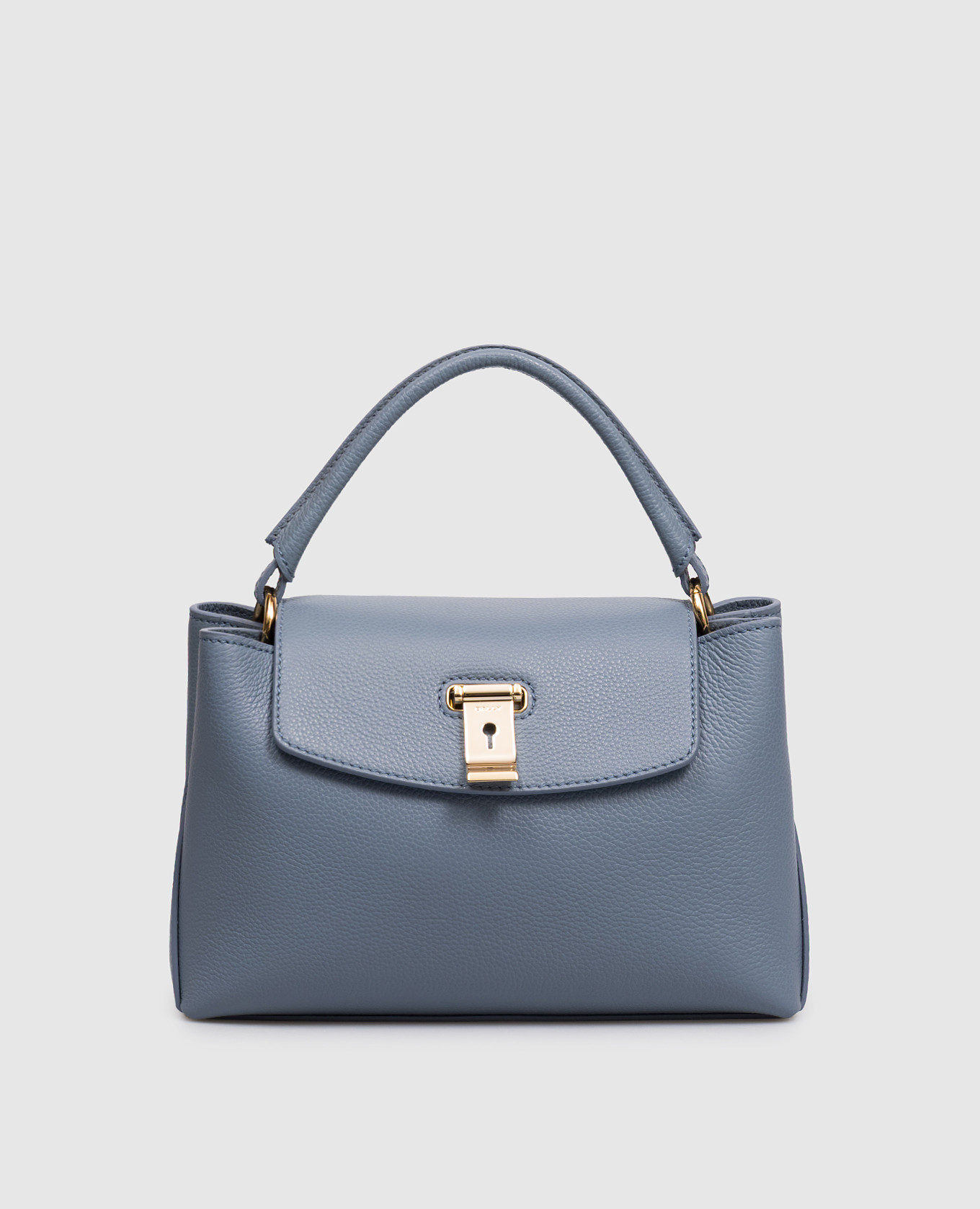 

Blue leather Lock Me bag Bally