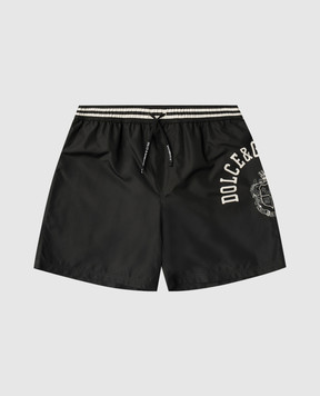 Dolce&Gabbana Children's black swim shorts L4J850ON0CT26