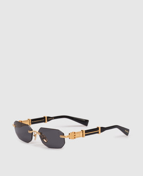 Balmain Arcade gold sunglasses BPS194A55