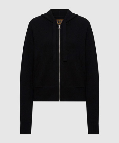 Veste de sport noire en laine