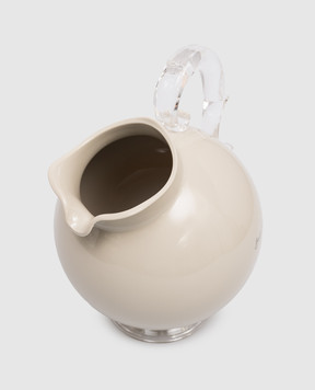 Baci Milano Beige acrylic Aqua jug APIT1AQ21