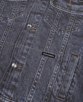 Dolce&Gabbana Children's gray printed sports jacket L4JWKLG7PVD810