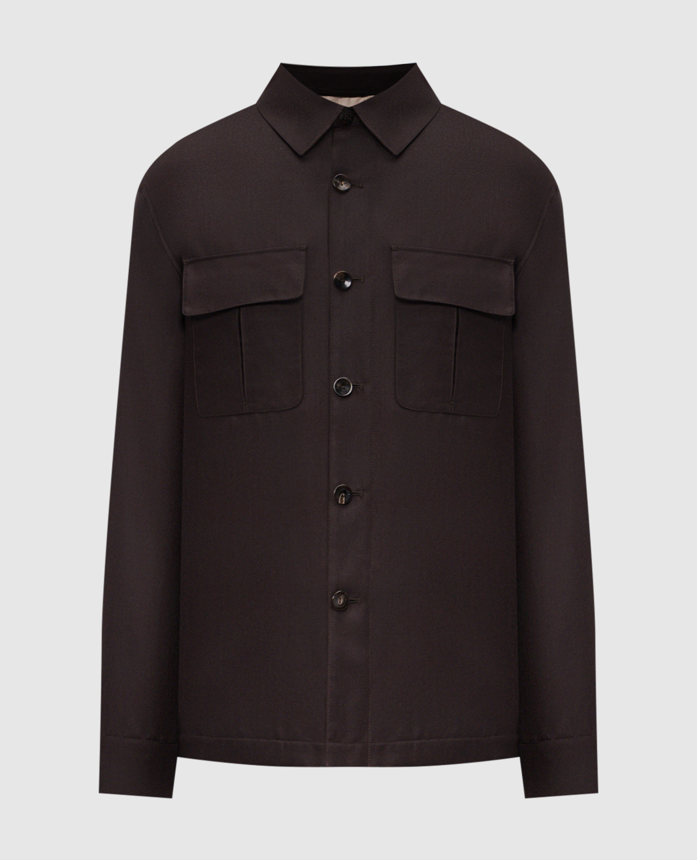 cashmere and silk shirt jacket Agnona