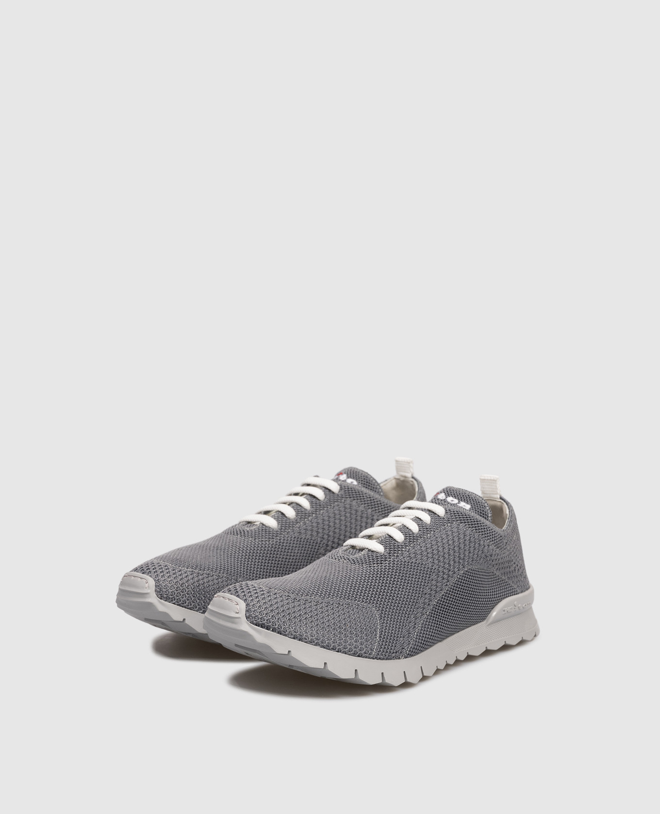 

Grey sneakers with logo Kiton
