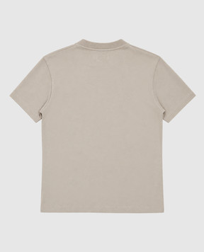 C.P. Company Children's gray T-shirt with logo print CNM00SLAA171014