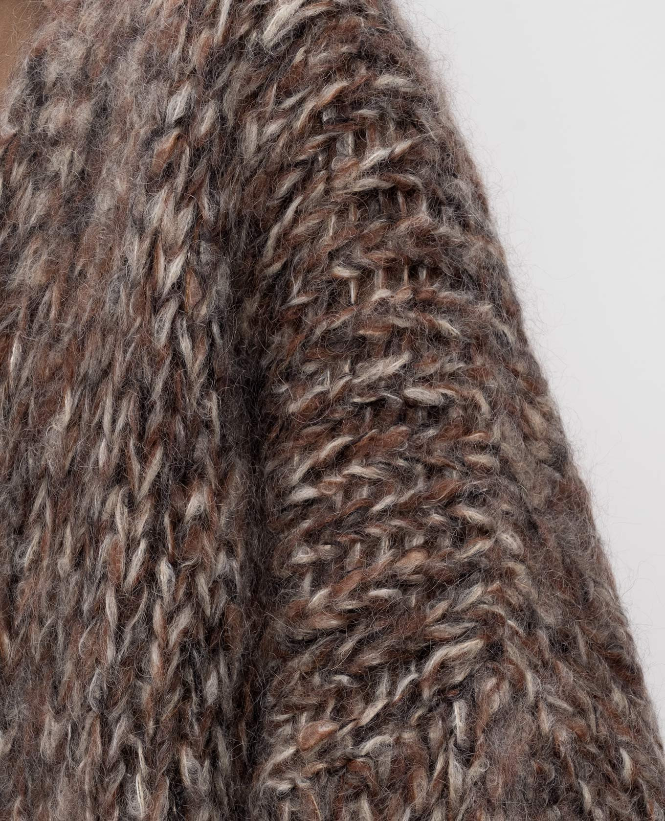 Brown cardigan with wool Brunello Cucinelli 5