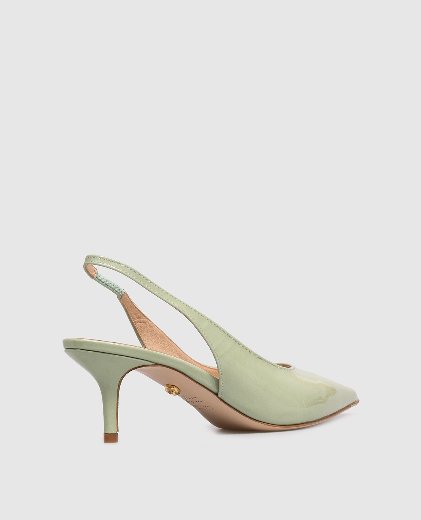 

Green patent leather slingbacks Babe Pay Pls