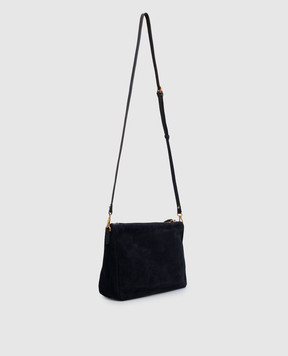 Gianni Chiarini Blue suede Nora bag BS10225CMPL