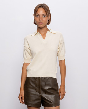 Max Mara Weekend Ivory ALBERO polo shirt WKDALBERO