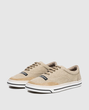 Dolce&Gabbana Brown Sailing sneakers CS2399A0353