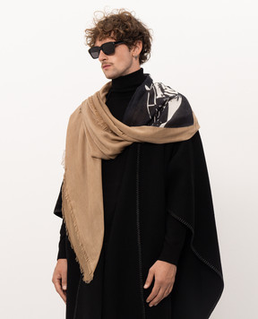 Ann Demeulemeester Brown Vesta scarf B0014351FA593