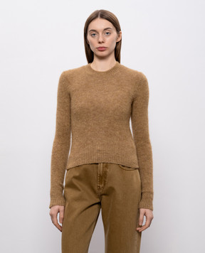 Ami Paris Brown wool sweater FKS824KN0021