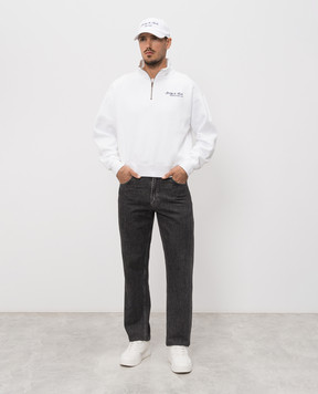 Sporty & Rich White sweatshirt with logo embroidery ST09875325WH01