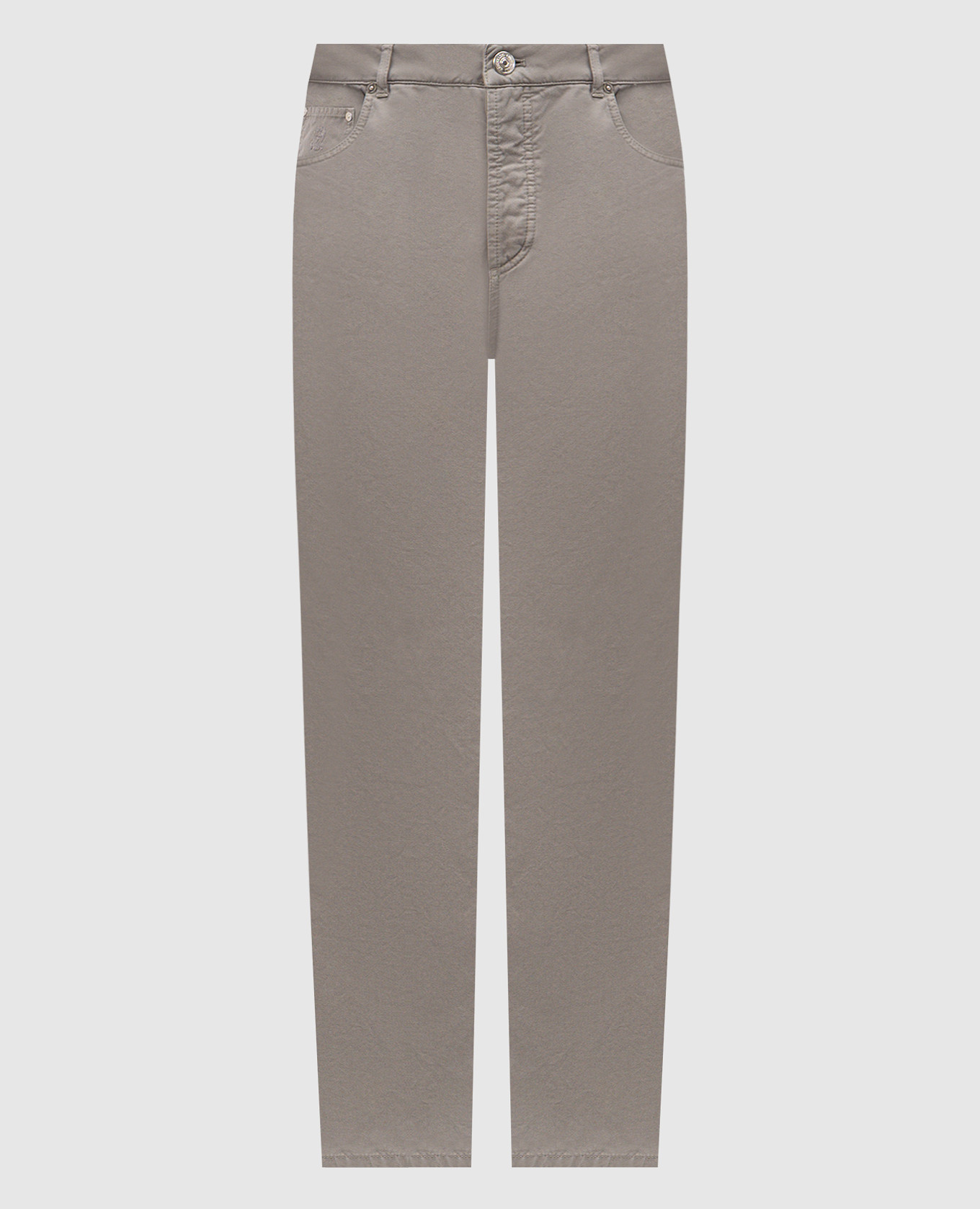Grey pants with logo