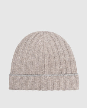 Brunello Cucinelli Beige cashmere hat M2240900