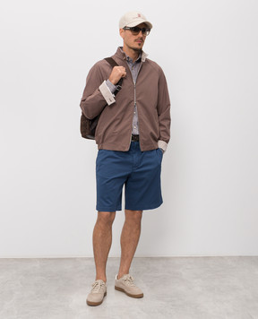 Brunello Cucinelli Brown linen shirt MM6840627