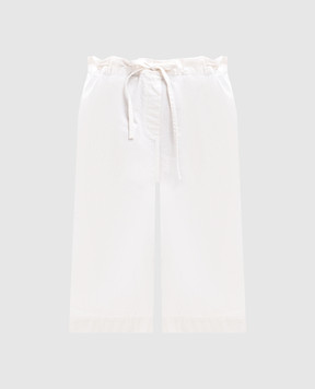 The Row Faldra shorts in ivory 11014W4507