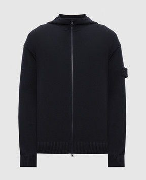 Stone Island Blue cashmere sports jacket L2S155100064S00FA