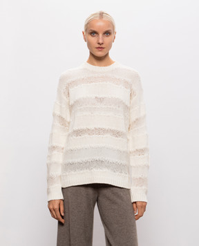 Fabiana Filippi Ivory sweater MAD226F457M451