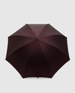 Pasotti Burgundy umbrella-cane with engraving OMITUO478RASOSERGE17