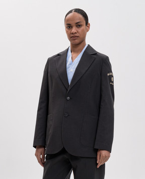 Maison Margiela MM6 Black jacket with wool S52BN0159M36006