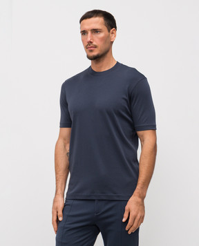 Stefan Brandt ELI DELUXE blue T-shirt ELIDELUXE185