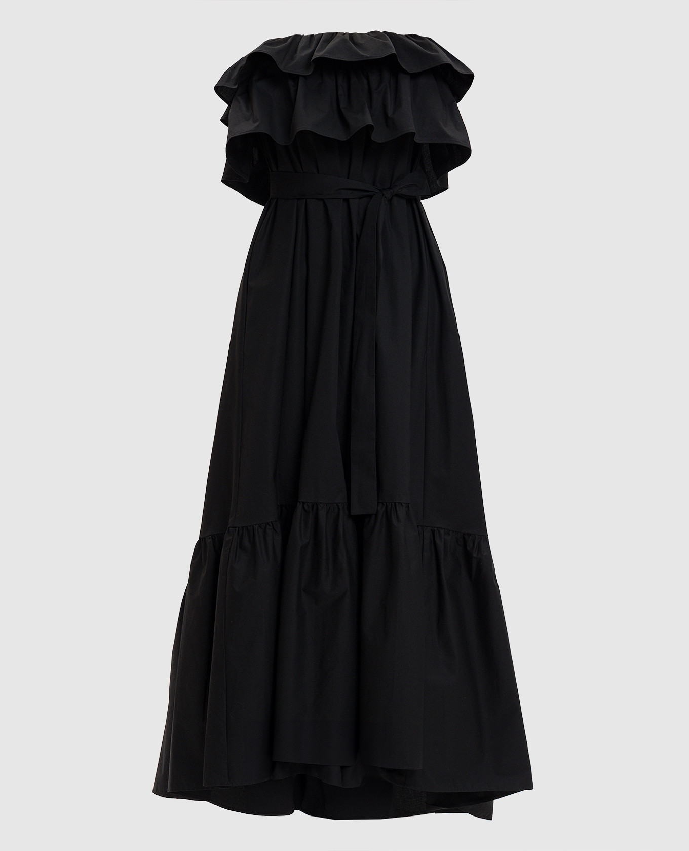 

Black dress with ruffles Twinset