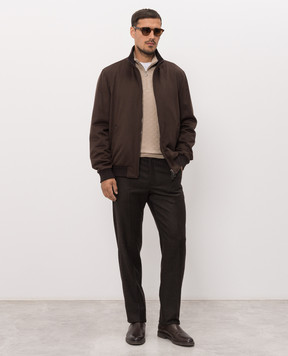 Stefano Ricci Beige wool and silk jumper KE06018L01E26304