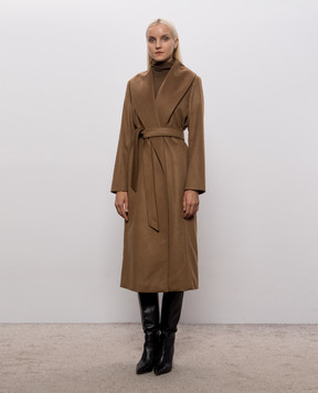 Max Mara ARDEA brown cashmere coat with a smell MSTARDEA