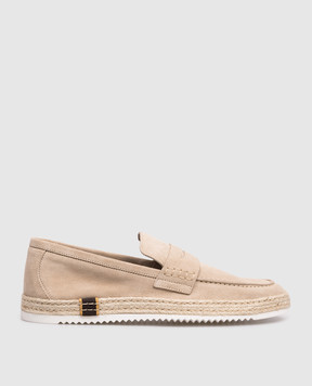 MooRER Beige suede espadrilles RIVERS RIVERSP5