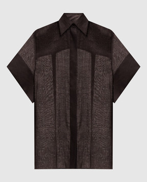 JOSEPH Justi brown shirt with frame JF010160
