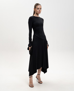 Victoria Beckham Black dress with drapery 1126JDR006984A