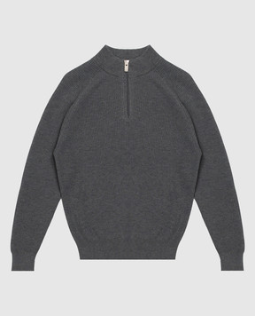 Brunello Cucinelli Children's gray jumper B29M40004B