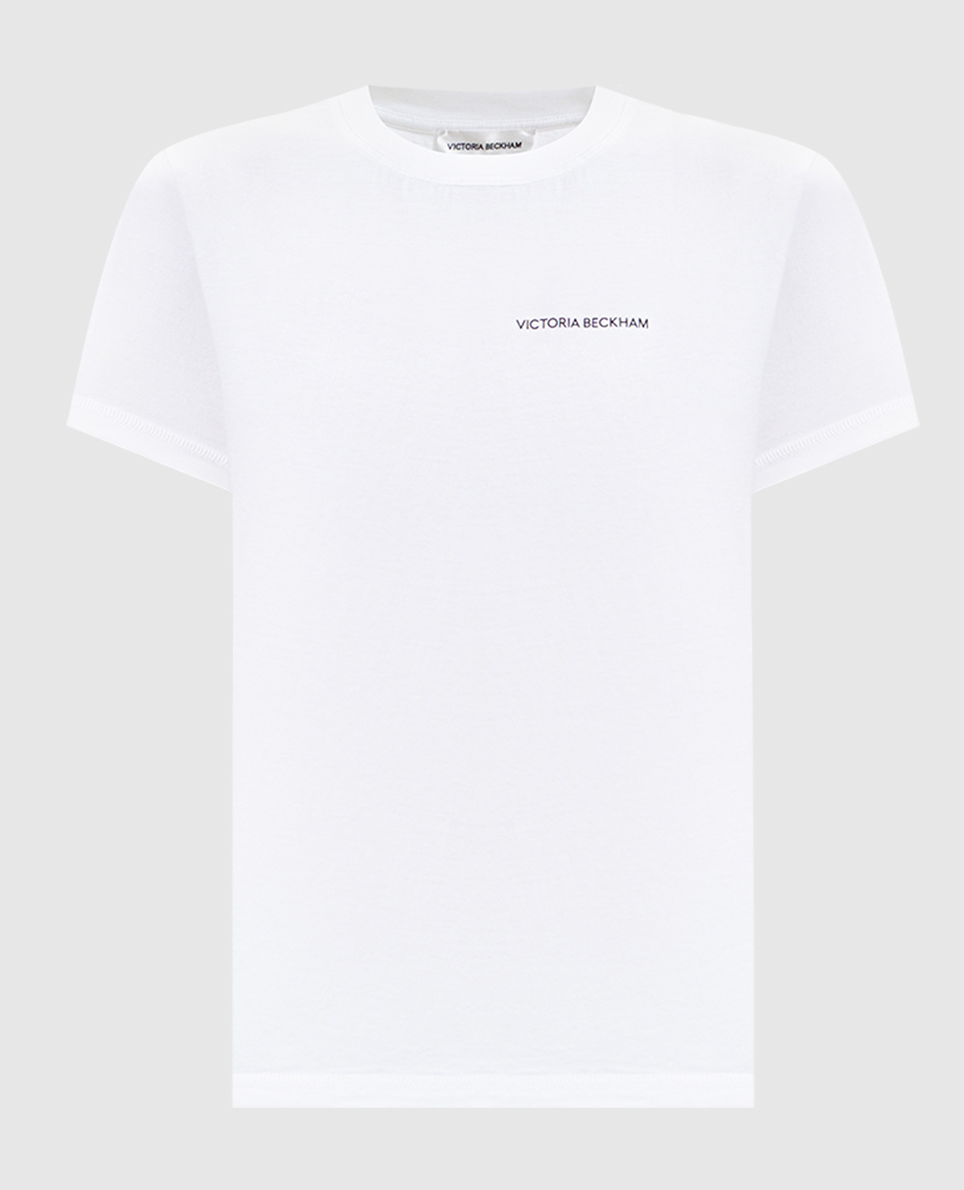 

White T-shirt with logo Victoria Beckham
