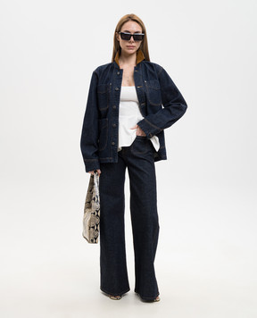 Khaite Wyatt blue denim jacket 1192908040