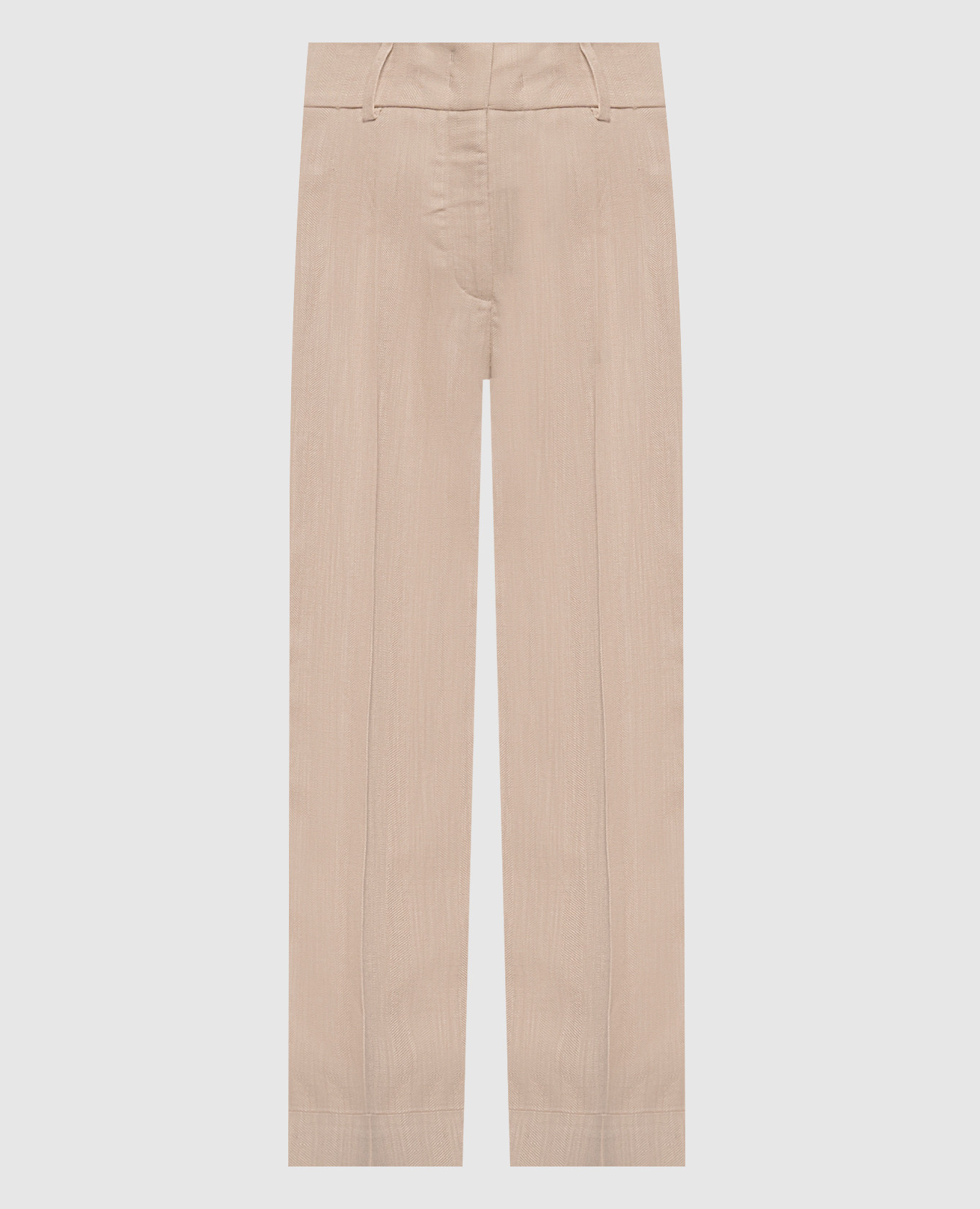 

Beige linen pants Peserico