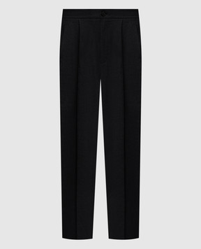 Herno Black linen pants PT000202U17155S