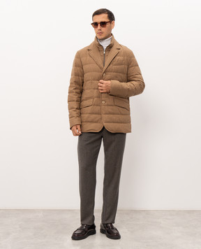 Canali Brown wool pants AR03472V91659