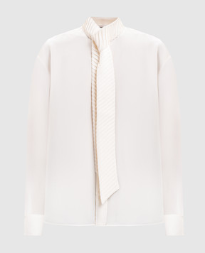 Victoria Beckham Ivory silk blouse 1426WSH007718A
