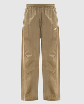 Juun.j Khaki joggers with logo JW6321W04A