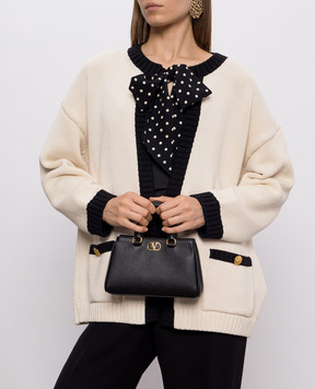Valentino Black VLogo mini leather bag 9W2P0BA9SNP