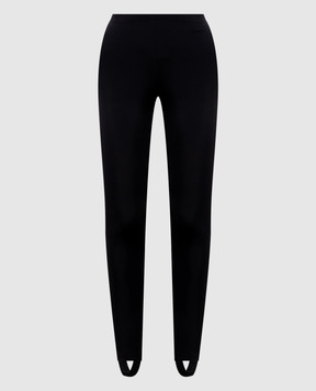 Vetements Black leggings with straps WH27LG129B