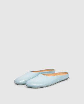 Marsell Bama blue leather mules MW8431P015