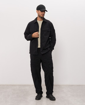 Stone Island Black cargo with logo patch L2S153100026S00F6