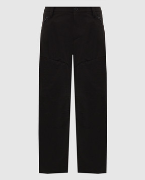 Riotdivision Black pants with logo patch RDCHCPPGEN1