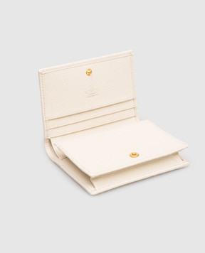 Valentino Beige leather wallet Cherryfic 8W2P0AY0WGX
