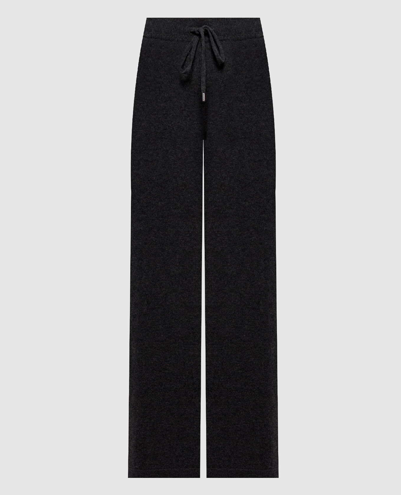 Gray wool, silk and cashmere pants