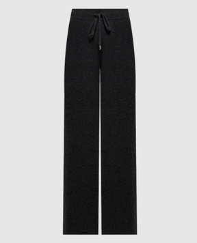 Peserico Gray wool, silk and cashmere pants A94117F12K09283