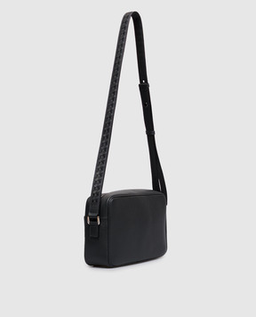 Serapian EAST WEST dark blue leather bag SRCMOMML735925A021