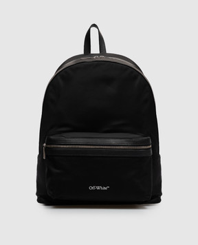 Off-White Black backpack with logo OWMNB17F26FB01